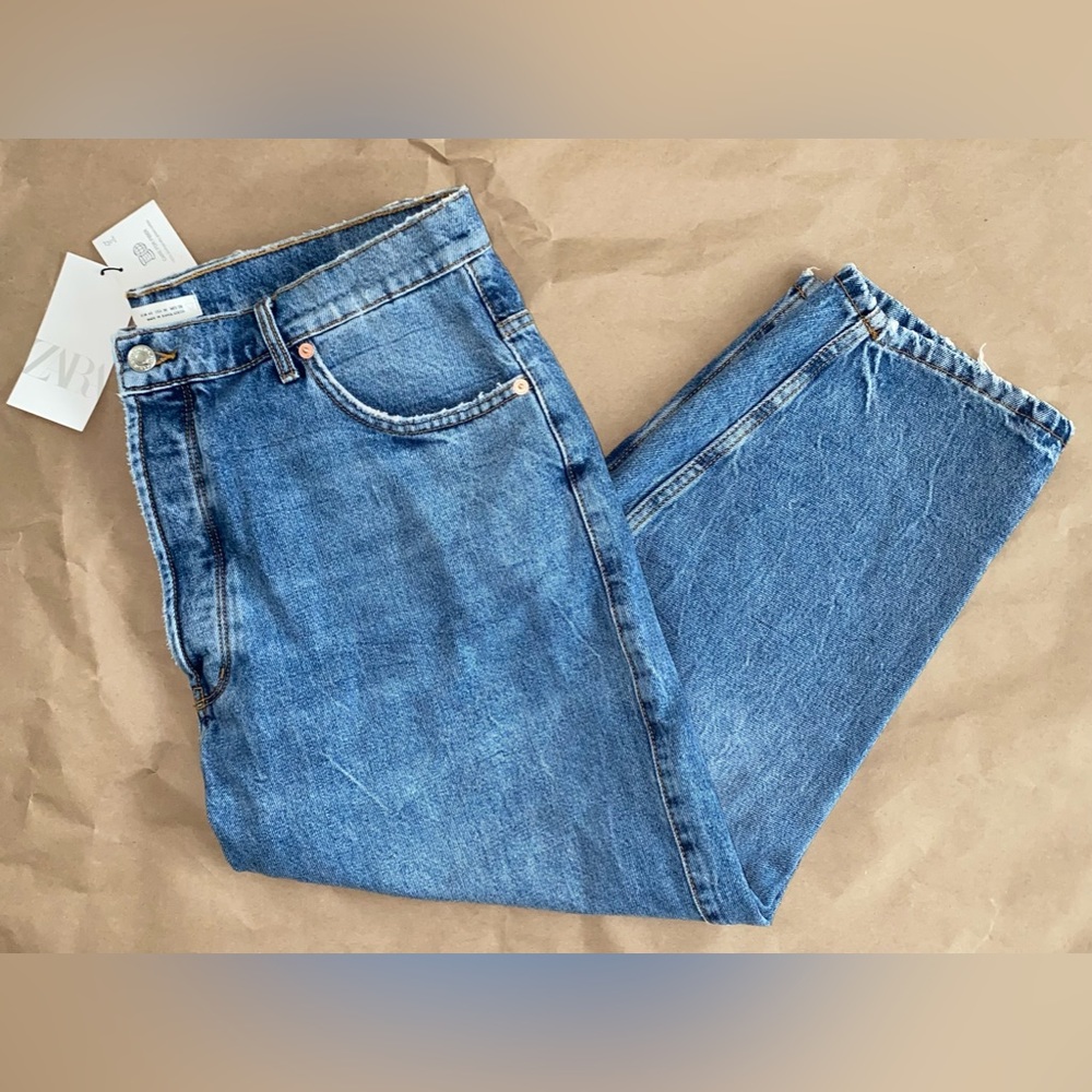 ZARA Join Life Straight Tapered Jeans Size 36